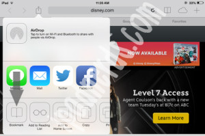 Safari iOS7 Adding, Removing, Setting Up Bookmarks