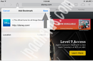 Safari iOS7 Adding, Removing, Setting Up Bookmarks