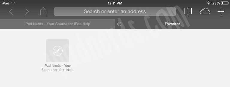 Turning Private Browsing On/Off for Safari – iPad iOS 7 – iPad Nerds