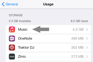 Remove All Music iOS 7